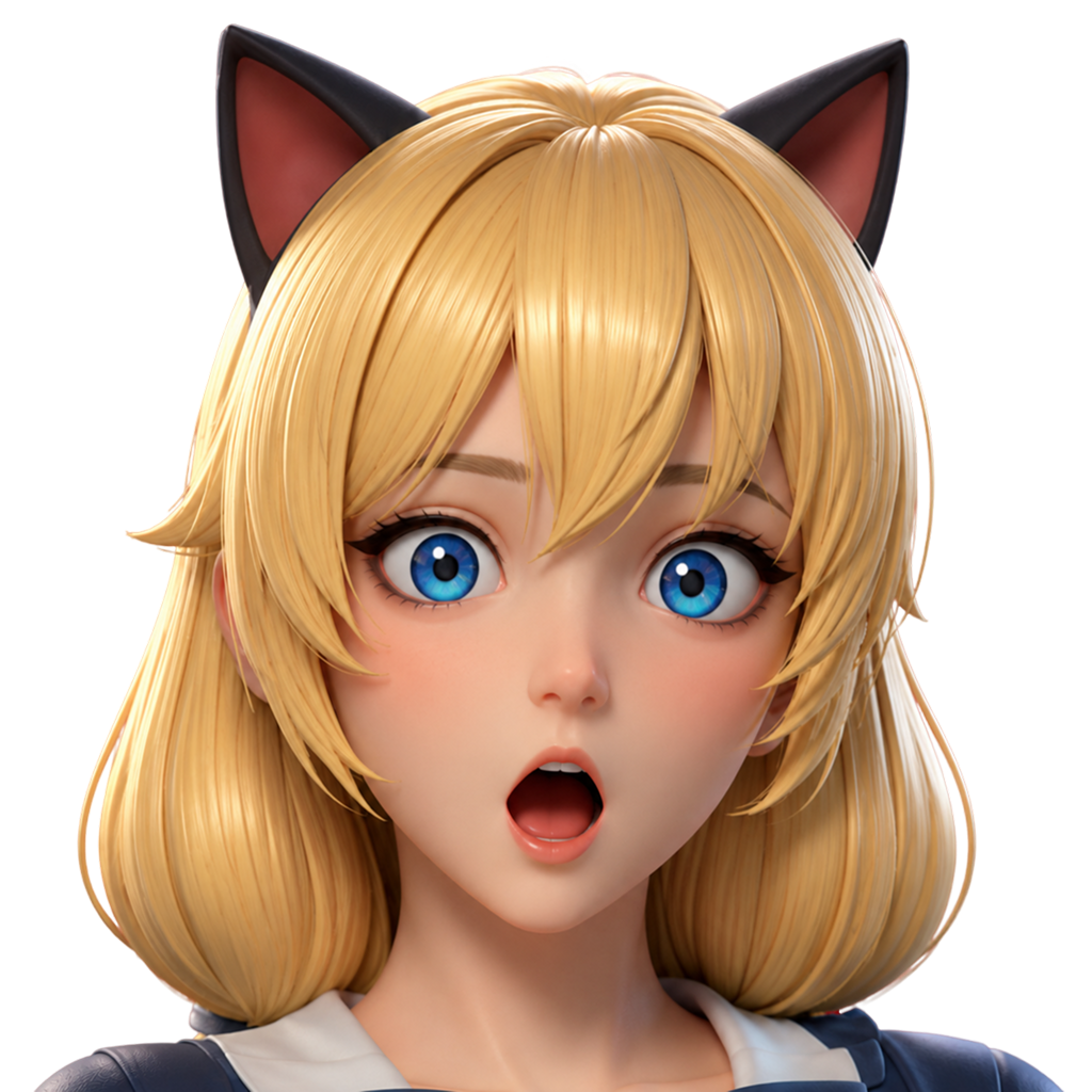 Surprised Sandera expression